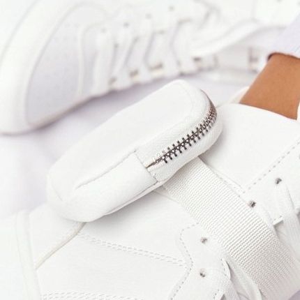 Women's Sport Shoes On A Platform With A Kidney In White Alexis 1