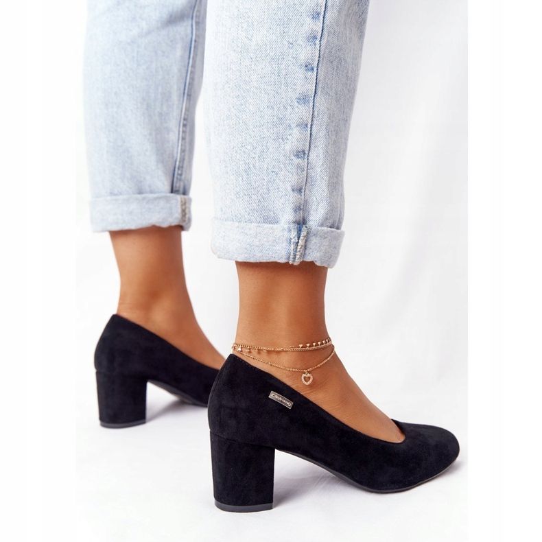 Suede Pumps On A Sergio Leone Black Bar 1