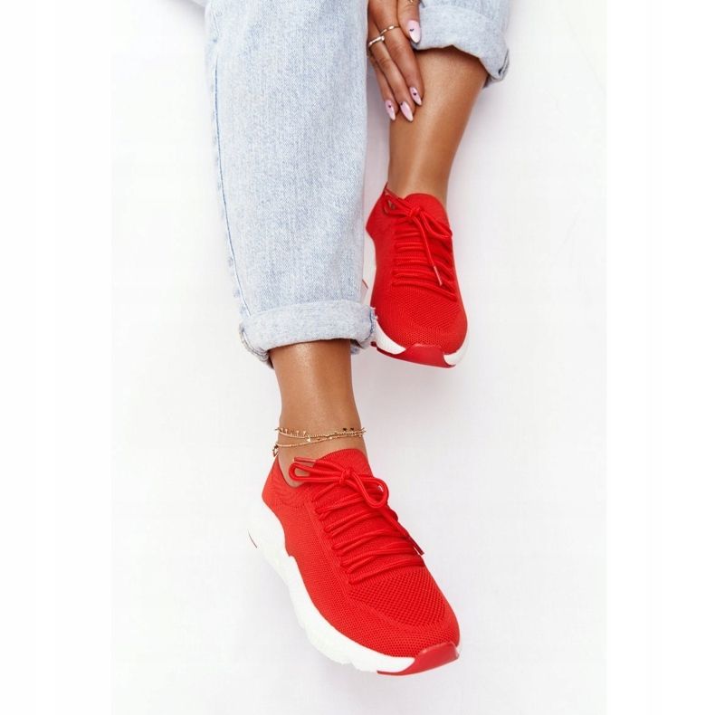 Women's Sport Shoes Slip-on Big Star DD274580 Red 1