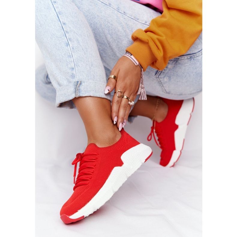 Women's Sport Shoes Slip-on Big Star DD274580 Red 2