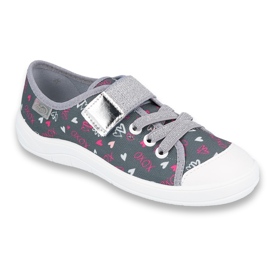 Befado children's shoes 251Q138 pink grey 1 Befado children's shoes 251Q138 pink grey 1