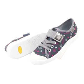 Befado children's shoes 251Q138 pink grey 5 Befado children's shoes 251Q138 pink grey 5