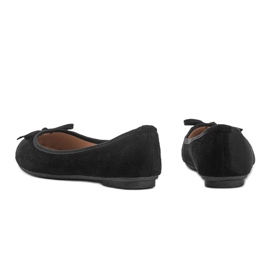 Black ballerinas with a bow Angelina 1