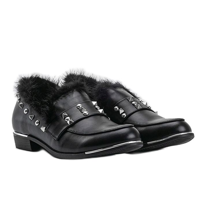 Black shoes with Cheyenne studs 1