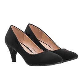 Black pumps eco-suede from Karissa 1