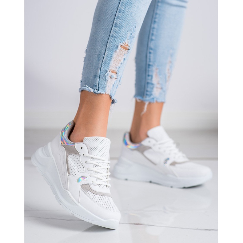 SHELOVET White Sneakers 2