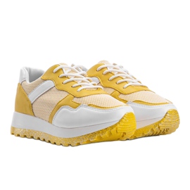 Yellow Antonia sneakers 1