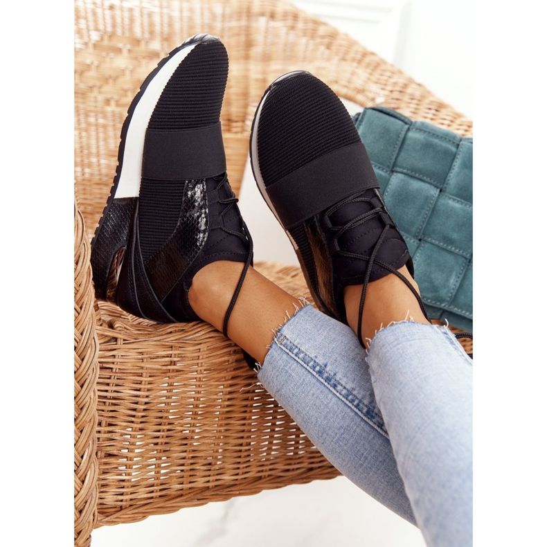 FB2 Women's sports shoes Sneakers Black Netta 1