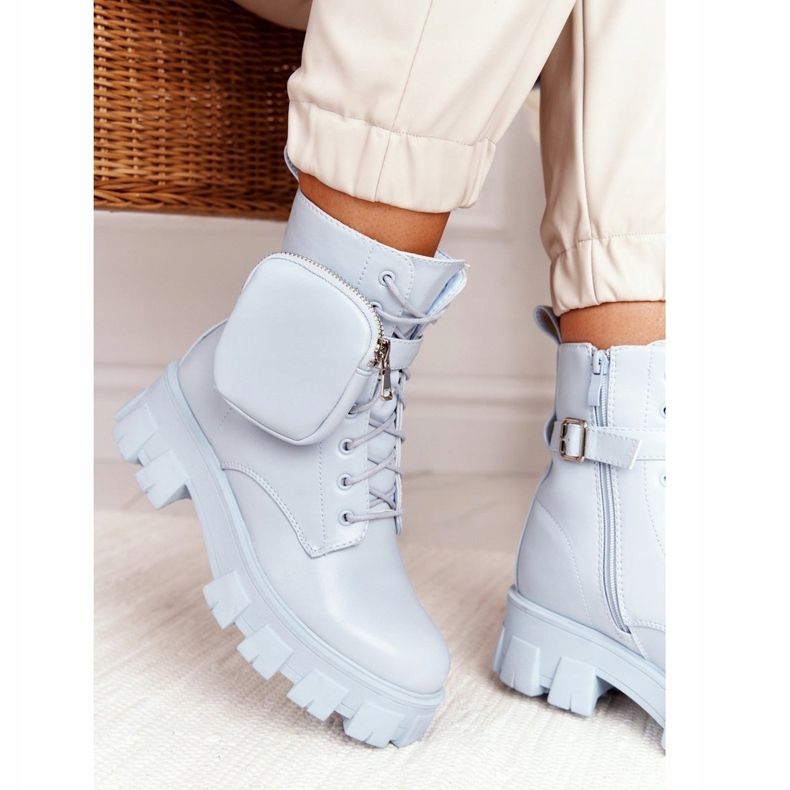 PS1 Platform Boots Workers Blue Saturday 1