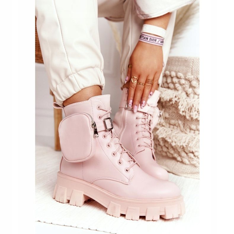 PS1 Platform Boots Workers Pink Saturday 1