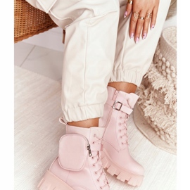 PS1 Platform Boots Workers Pink Saturday 2