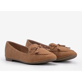 Brown suede ballerinas from Amara 1