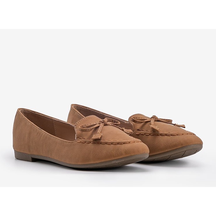 Brown suede ballerinas from Amara 1