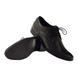 Badura classic leather black formal shoes 7549 3