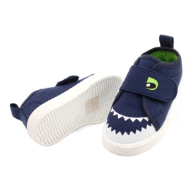 News Crocodile children's sneakers 21Dz26-3923 Navy blue blue 3
