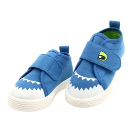 News Velcro children's sneakers Crocodile 21Dz26-3923 Blue 2