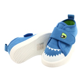 News Velcro children's sneakers Crocodile 21Dz26-3923 Blue 3