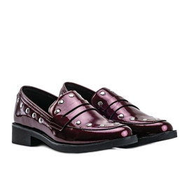 Maroon women's shoes from Bethany red 1