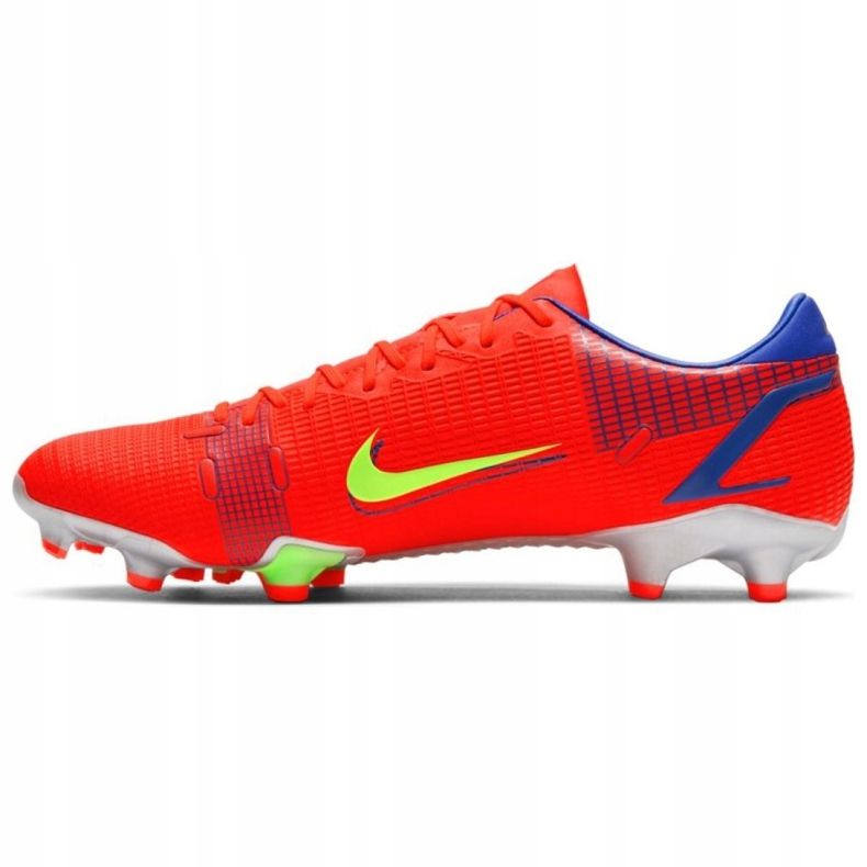 Nike Mercurial Vapor 14 Academy FG / MG M CU5691 600 soccer shoe red oranges and reds 1