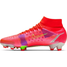 Nike Mercurial Superfly 8 Pro Fg M CV0961 600 soccer shoes red red 2