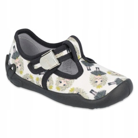 Befado children's shoes blanka princess 115X007 black ecru 1
