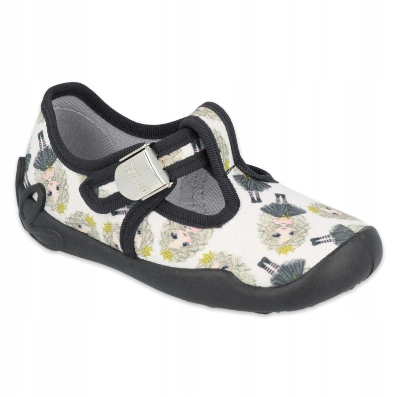 Befado children's shoes blanka princess 115X007 black ecru 1