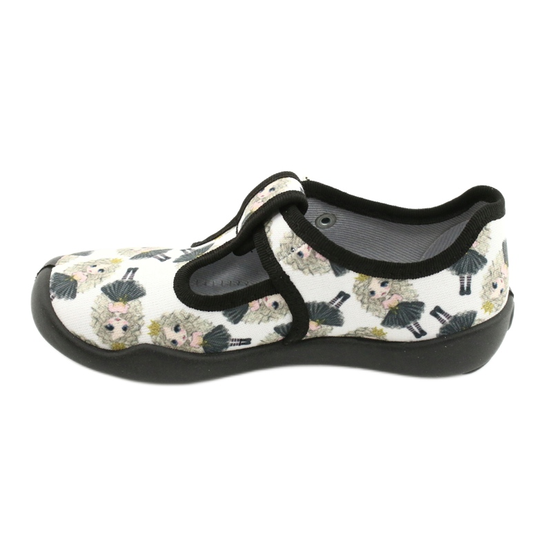 Befado children's shoes blanka princess 115X007 black ecru 2