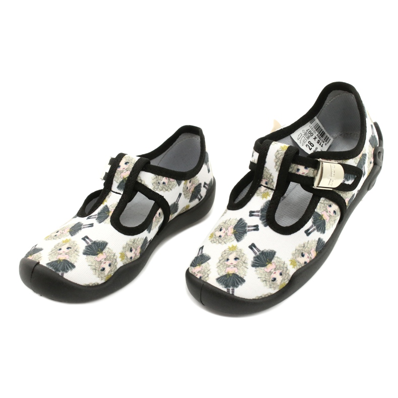 Befado children's shoes blanka princess 115X007 black ecru 3