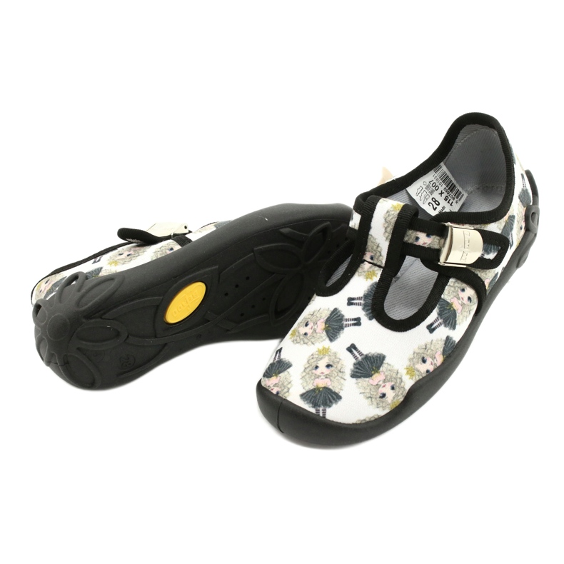 Befado children's shoes blanka princess 115X007 black ecru 4