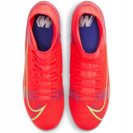 Nike Mercurial Superfly 8 Academy Mg M CV0843 600 soccer shoe red oranges and reds 1