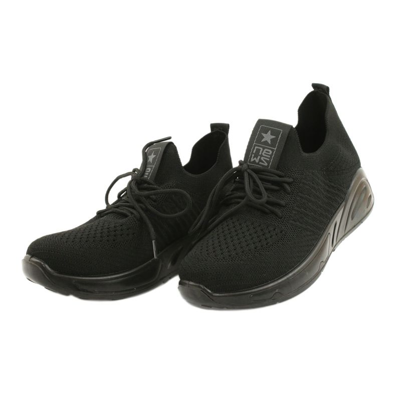 Evento 21TX02-3674 slip-on sports shoes black 2 Evento 21TX02-3674 slip-on sports shoes black 2