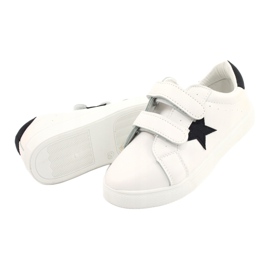 Evento Star News 21DZ26-3932 Velcro sneakers, white 3