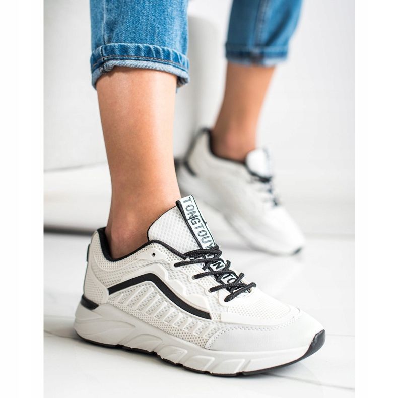 SHELOVET Classic Sneakers white black 1 SHELOVET Classic Sneakers white black 1