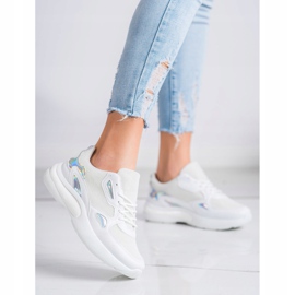 Creamberry'S Sneakers With Holo Inserts white multicolored 2