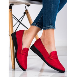 Goodin Elegant Red Moccasins 1