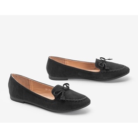 Black suede ballerinas from Amara 1