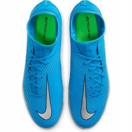 Nike Phantom Gt Academy Df FG / MG CW6667 400 football shoe blue blue 1