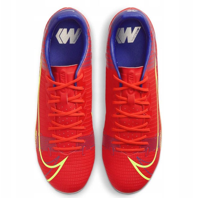 Nike Mercurial Vapor 14 Academy FG / MG CU5691 600 soccer shoe red red 1