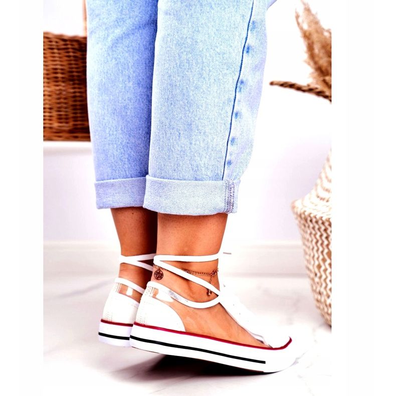 PS1 Women's Sneakers White Transparent Elements Grace colorless 3