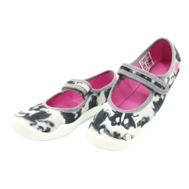 Befado children's slippers 114x440 colorful with dog application white 2