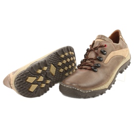 KENT Men's hiking shoes 268K brown beige 2