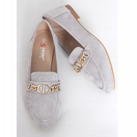 Gray Women's gray loafers T393P Gray grey 1