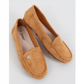 Camel GS13P Tan women's loafers brown 1