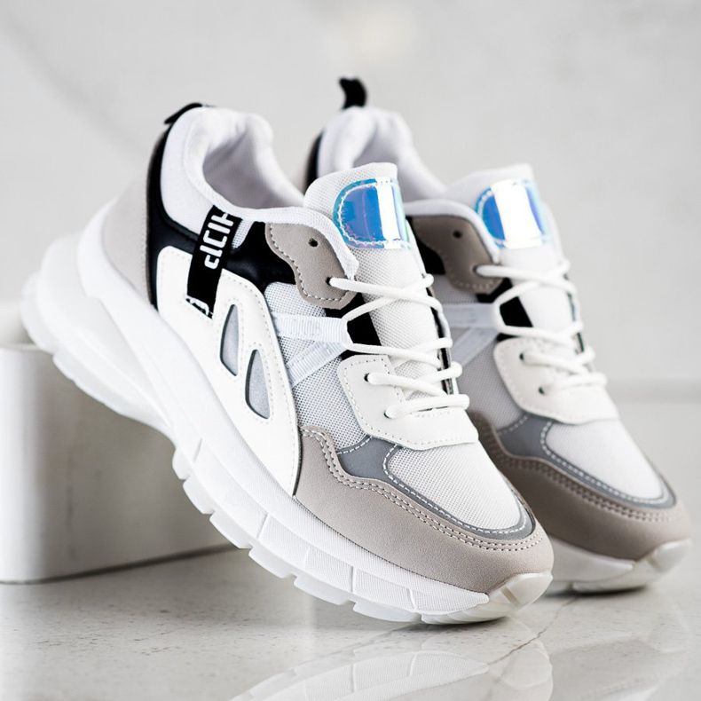 SHELOVET Sneakers On The Platform With Mesh multicolored 2