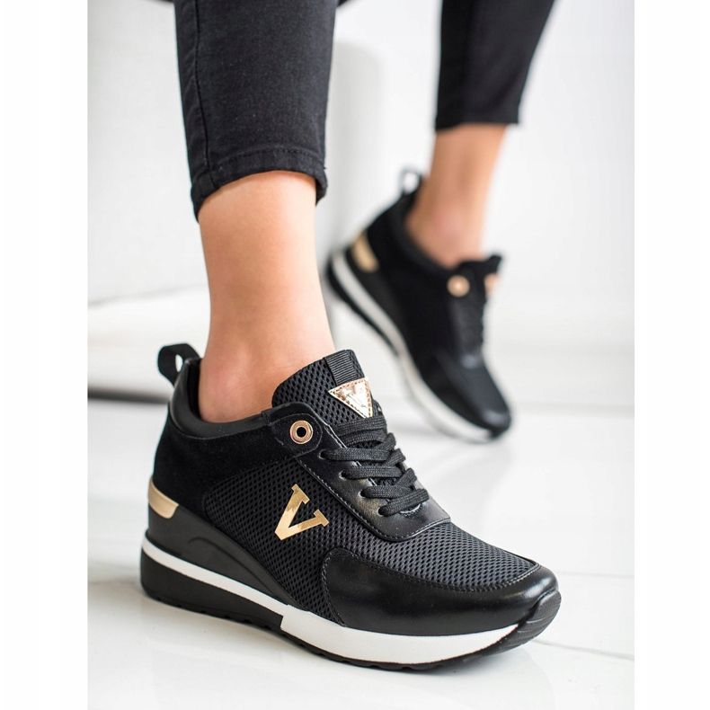 VINCEZA casual sneakers black 1