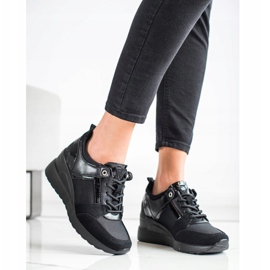 Stylish VINCEZA Sneakers black 1