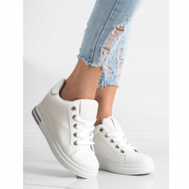 SHELOVET White Wedge Sneakers 2 SHELOVET White Wedge Sneakers 2