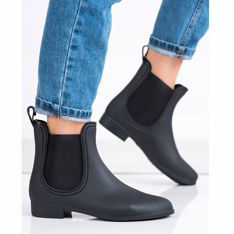 SHELOVET Matt galoshes black 1 SHELOVET Matt galoshes black 1