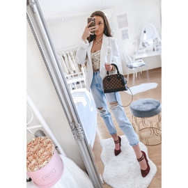 Burgundy suede pumps on the L408 heel red 1