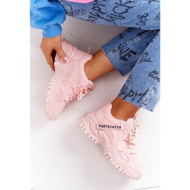 EVE Women's Sneakers On A Massive Sole Pink Laugh 1 EVE Women's Sneakers On A Massive Sole Pink Laugh 1